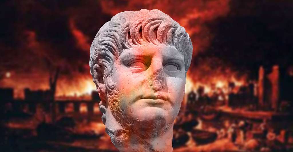 Portrait de Néron, mort en 68 ap. J.-C. Œuvre romaine en marbre datant du Ier siècle ap. J.-C. © Jastrow, DP