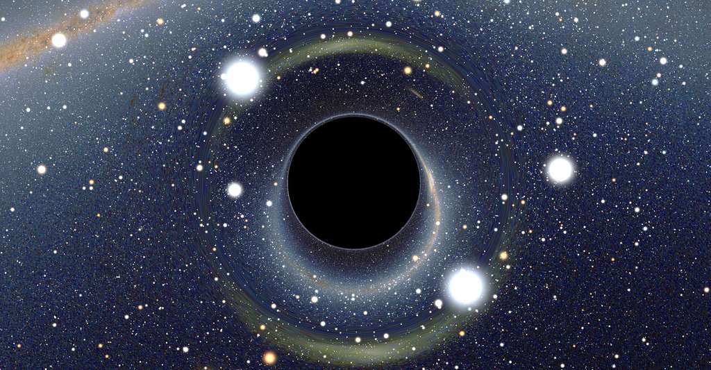 La gravitation quantique à boucles va-t-elle bouleverser notre connaissance des trous noirs ? Ici, illustration d’un trou noir stellaire. © Alain R., CC by-nc 2.5