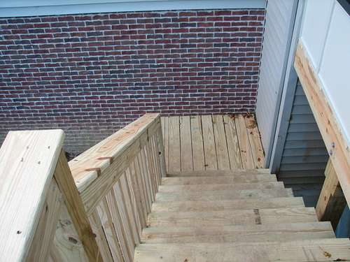 escalier exterieur sans permis de construire