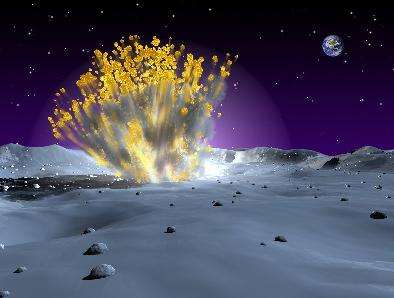 Les impacts de météorites : l'une des quatre causes de tremblements de Lune (Crédits : NASA)
