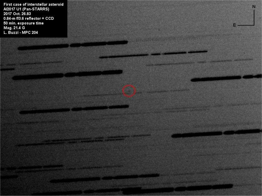 Détection du 1er astéroïde interstellaire ? 5bd81ca587_115260_oumuamua-a2017u1-20171026-buzzi