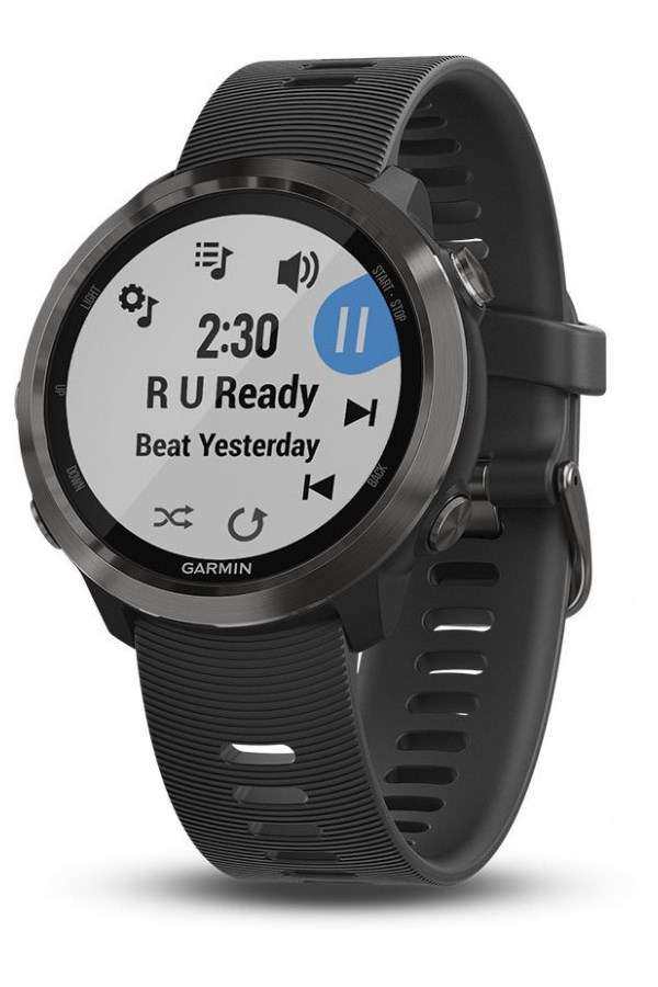 The Garmin specialist is one of the largest suppliers of sports connected watches. With a GPS and many sensors, its models, here a Forerunner 645, are very popular for lovers of running. Â© Garmin