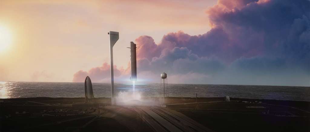La réutilisabilité, la pierre angulaire du projet projet Mars Colonial Transporter de SpaceX. © SpaceX