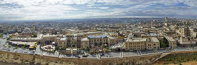 L’ancienne ville d’Alep, le centre historique de la ville actuelle, est classée au Patrimoine mondial de l’Unesco. © Craig Jenkins, Wikimedia Commons