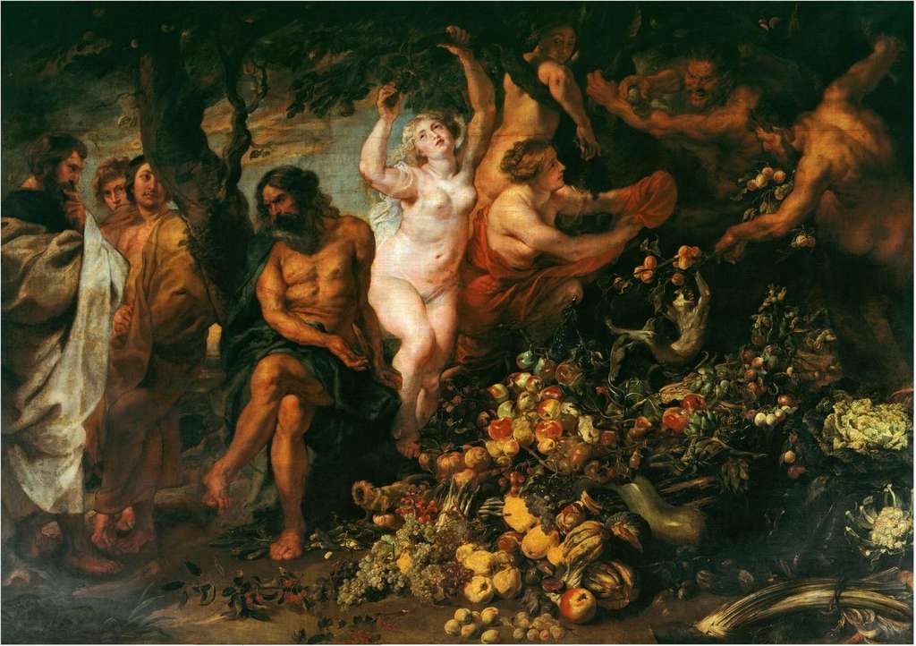 Pythagore est le premier à avoir défini le régime végétarien comme on le connaît. Toile de Pierre Paul Rubens. © Pierre Paul Rubens, Wikimedia Commons, Domaine Public