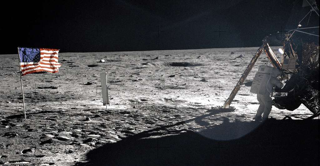Les premiers pas sur la Lune. © Nasa, DP
