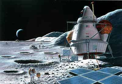 Si nous souhaitons installer une base durable sur notre satellite, il faudra prendre en compte les tremblements de Lune... (Crédits : NASA)