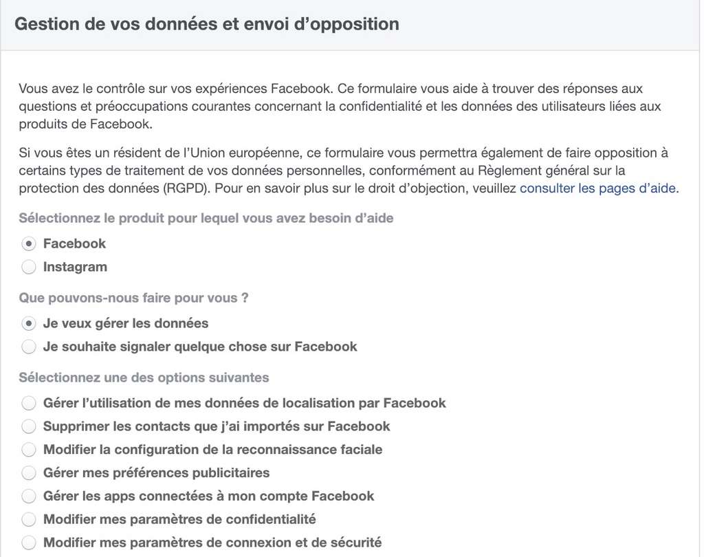 Les internautes européens peuvent s'opposer au traitement des données personnelles effectué par Facebook. © Futura