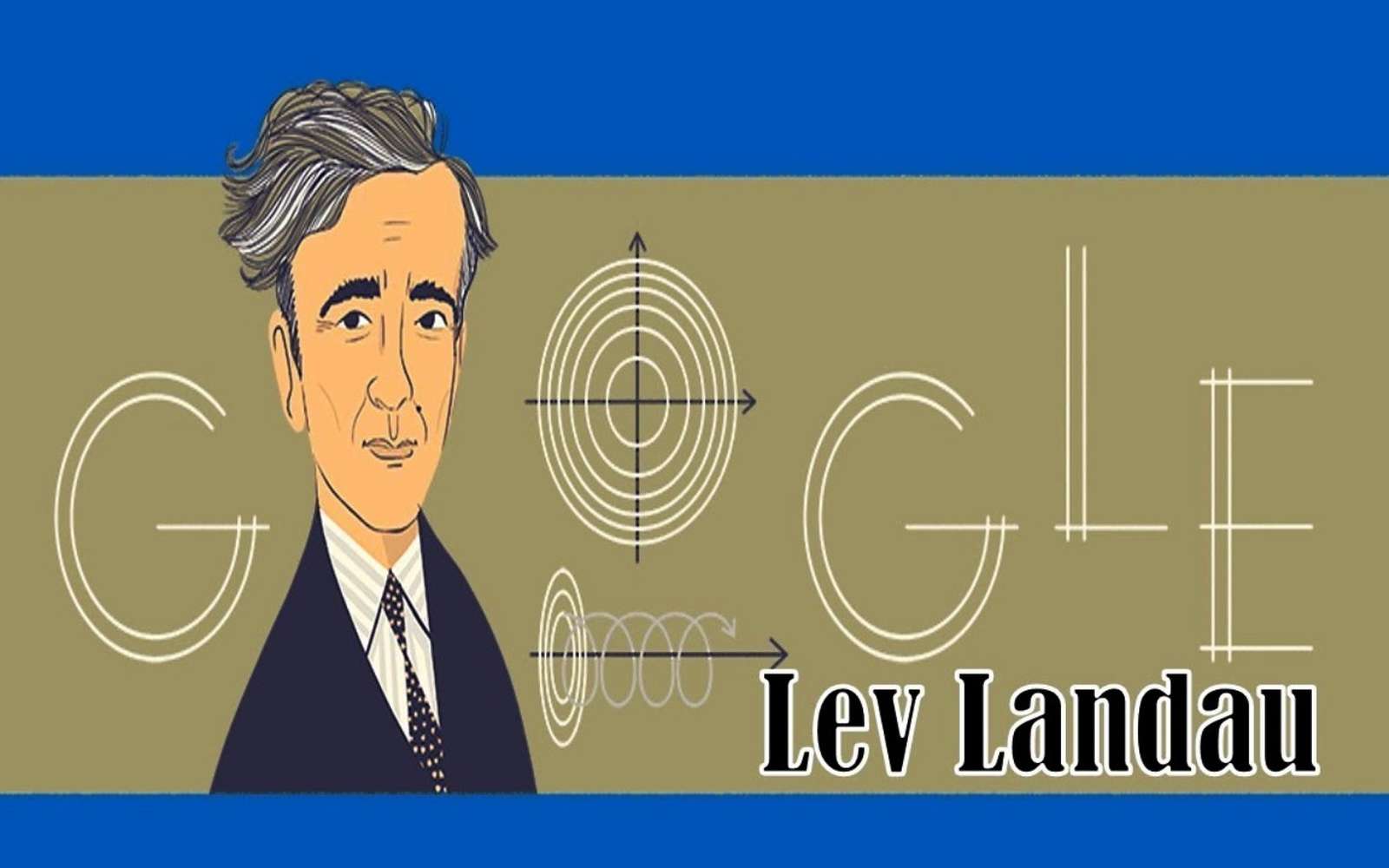 Doodle : Google honore Lev Landau, le génial prix Nobel russe