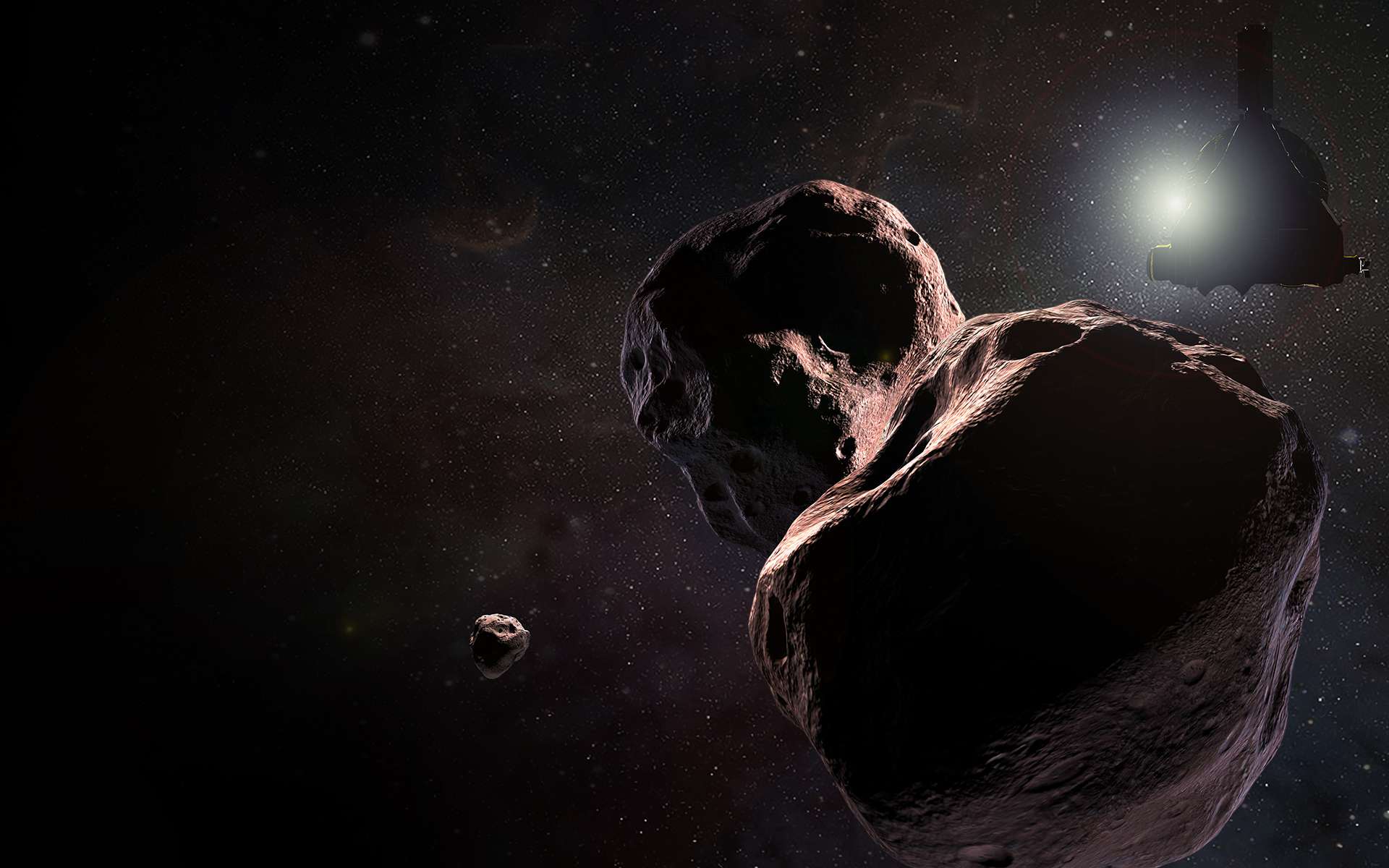 New Horizons arrive en vue de l'astéroïde Ultima Thulé, dans la ceinture de Kuiper