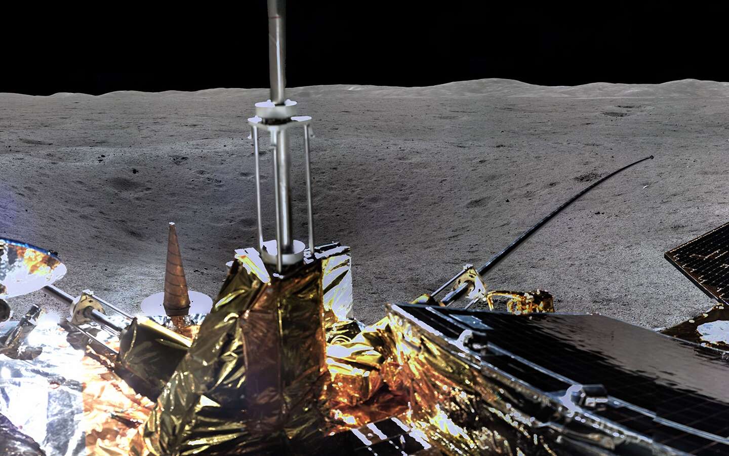 Chang'e 4 : les plantes qui ont poussé sur la Lune n'ont pas survécu au froid