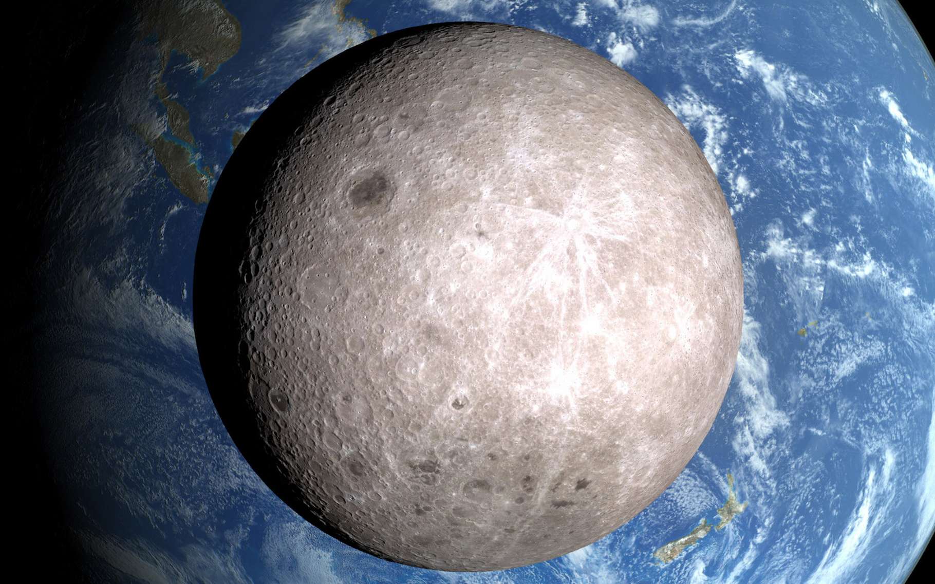 La Lune cache une énorme masse métallique sous son plus grand cratère