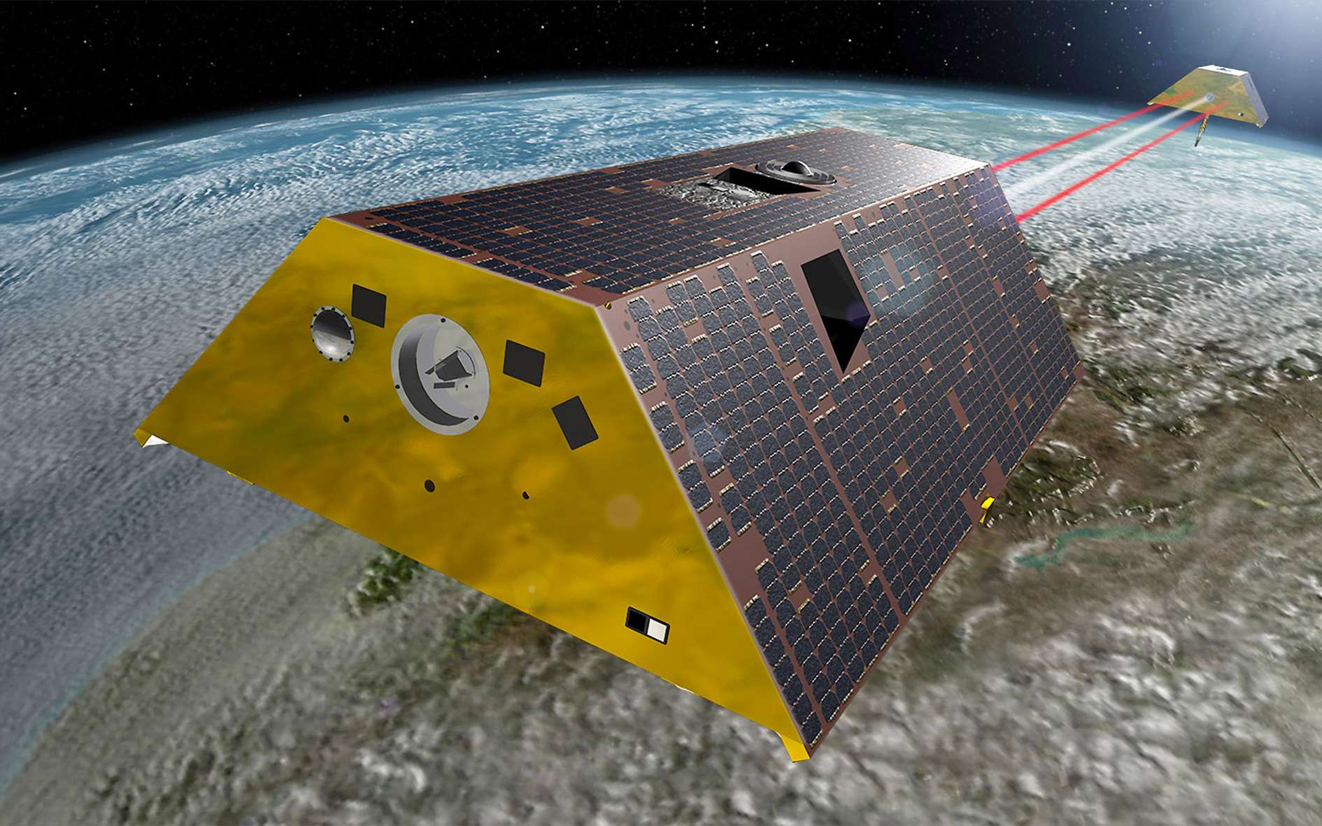 Grace Follow On : 2 satellites pour surveiller l'eau de la Terre