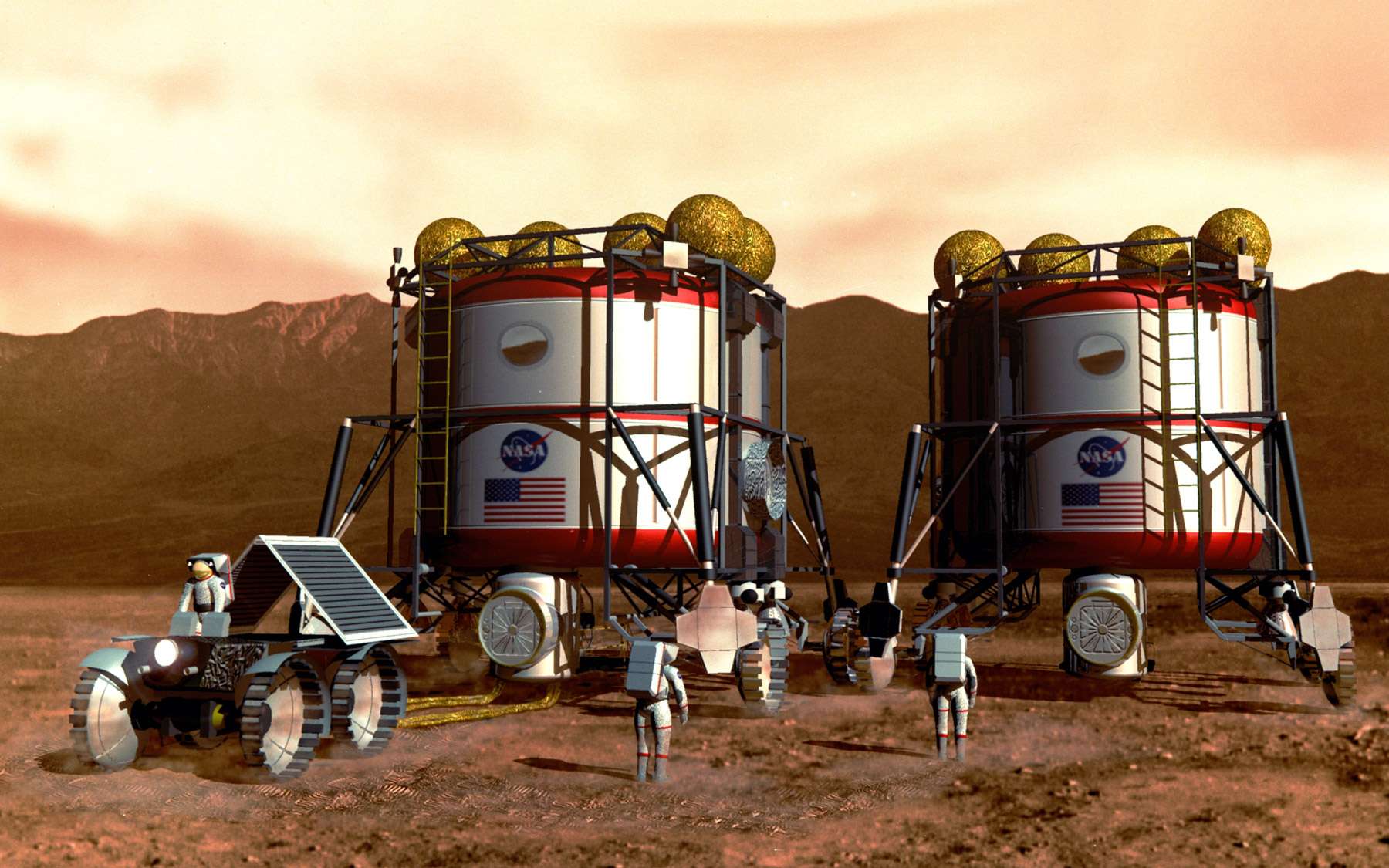 La Nasa veut envoyer des Hommes sur Mars via la Lune